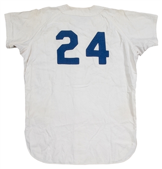1965 Walter Alston Game Used Los Angeles Dodgers Home Jersey (Sports Investors)- World Series Champs